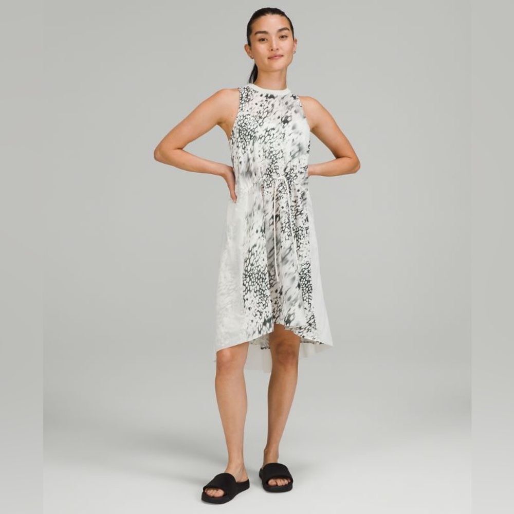 Lululemon Mesh Overlay High-Neck Dress
